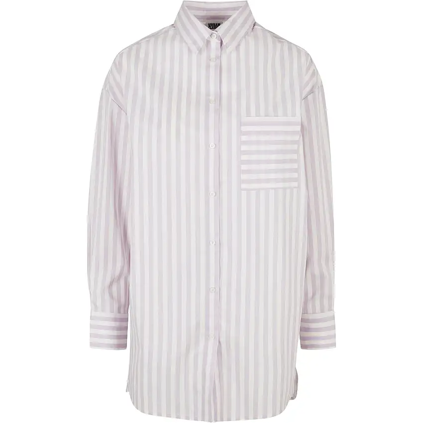 Camicia da donna Urban Classics Oversized Stripe GT