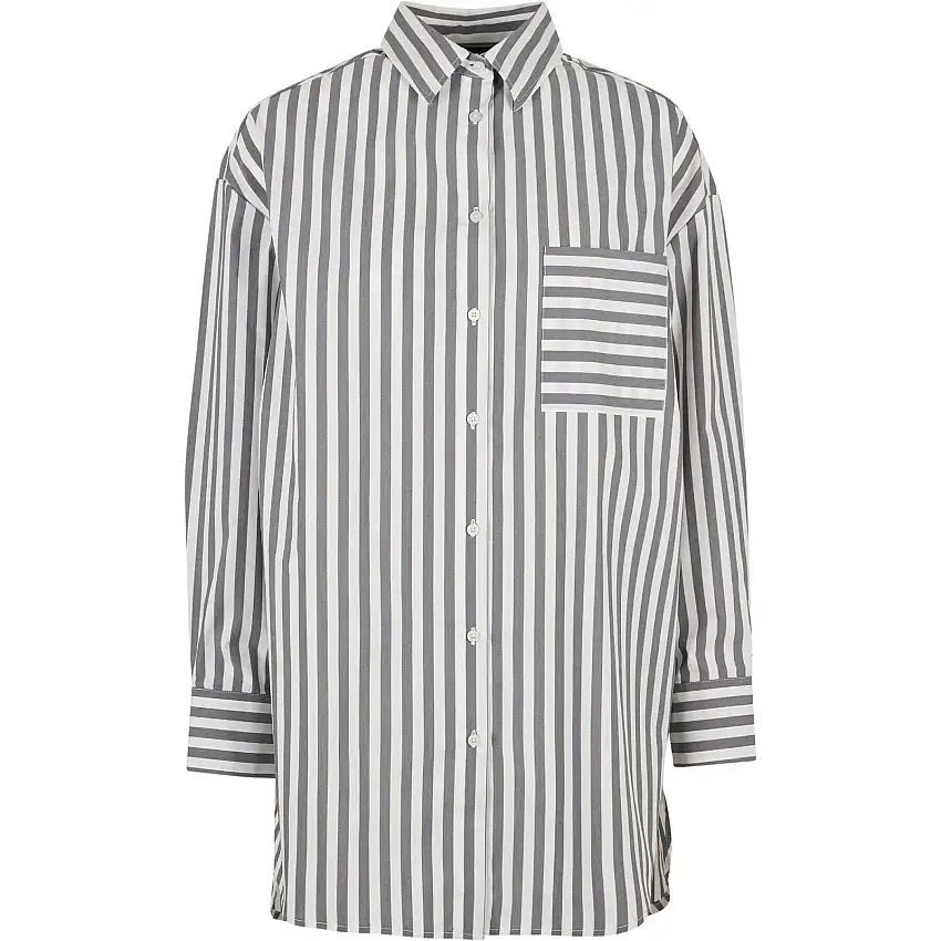 Camicia da donna Urban Classics Oversized Stripe