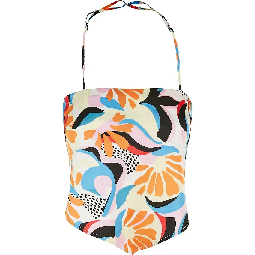 Canottiera da donna in raso Urban Classics AOP Triangle