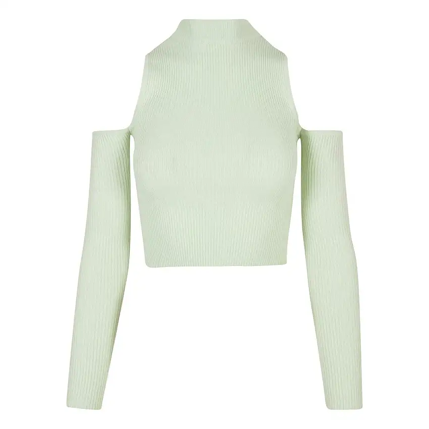 Maglietta donna a maniche lunghe a coste Urban Classics GT