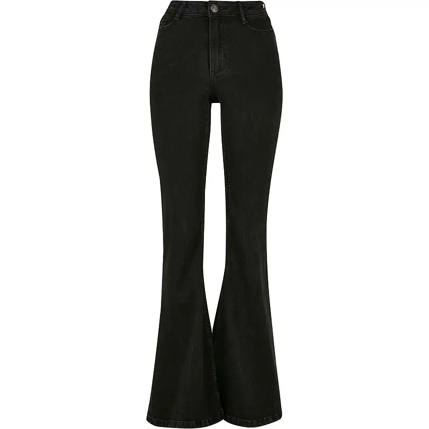 Jeans a vita alta da donna Urban Classics Organic Flared Denim