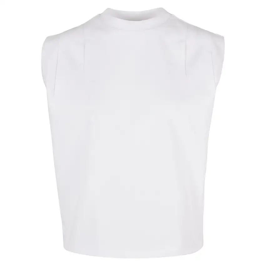 Canottiera da donna Urban Classics Organic Heavy Pleated Shoulder GT