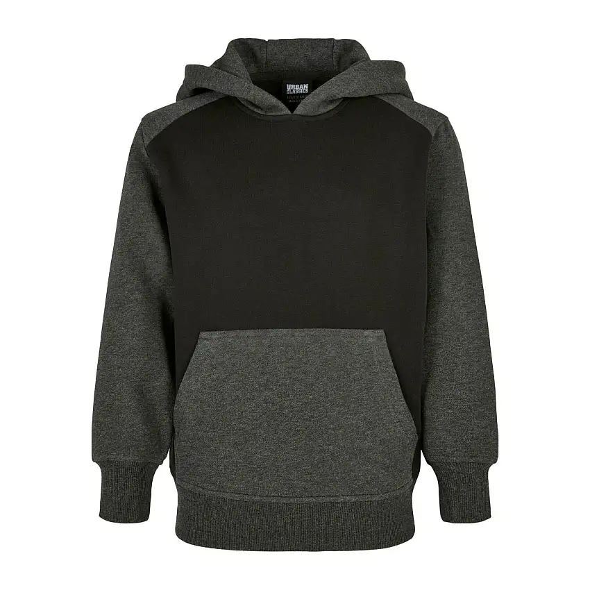 Felpa con cappuccio bicolore per bambini Urban Classics